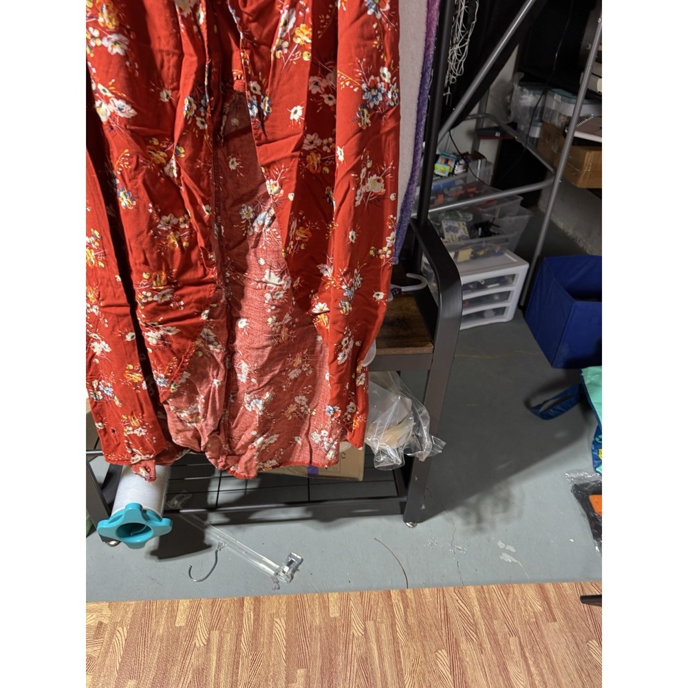 Rue 21 Red/Orange Floral Sundress‎ XL - Picture 8 of 16
